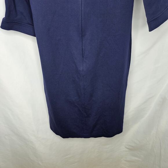 Talbots Navy Blue Elbow length Sleeve Round Neck Women's Sheath Dress Size 4 - Picture 10 of 12